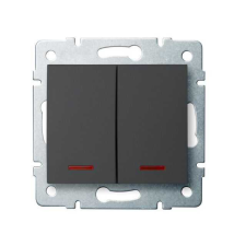 KANLUX 25257 LOGI 02-1120-141 Jelzőfényes csillárkapcsoló 10AX - 250V~ villanyszerelés