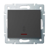 KANLUX 25259 LOGI 02-1140-141 grafit jelzőfényes alternatív kapcsoló
