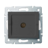 KANLUX 25275 LOGI 02-1300-041 grafit antenna csatlakozó TV aljzat, végzáró