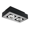 KANLUX 26832 STOBI DLP 250-B, spot lámpa, falon kívüli ,GU10 ,IP20 , 25W , fekete