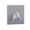 KANLUX 32499 MEFIS LED GR-NW szögletes beltéri lépcsővilágító lámpa szürke színben, 35 lm, 0,7W teljesítmény, 50000 h élettartammal, IP20 védettséggel, 12V DC, 4000 K (Kanlux_32499)