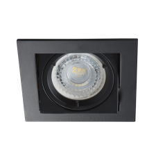 KANLUX ALREN beltéri álmennyezeti szögletes lámpa IP20-as védettséggel, fekete színben, Gx5,3 foglalattal ( Kanlux 26754 ) világítás