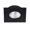 KANLUX Beépíthető spot keret , lámpatest , MR16 , DALLA CT-DTL50-B , négyzet , fekete , billenthető