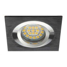 KANLUX Beépíthető spot lámpatest , GWEN CT-DTL50-B , szimpla keret , MR16 , fekete, billenthető izzó