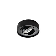 KANLUX Beépíthető spot lámpatest Mini Bord DLP-50-W alumínium (MR16 - GU10) - fekete világítás