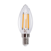 KANLUX LED izzó E14 Edison C35 3.8W = 60W 806lm 2700K Meleg, átlátszó XLEDEX Filament Kanlux