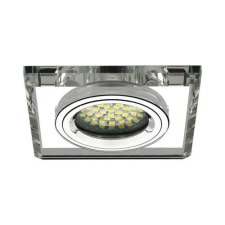 KANLUX LED lámpatest , spot keret , GU10/MR16 , beépíthető , ezüst, üveg , MORTA , CT-DSL50-SR izzó