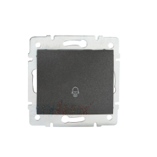  Kanlux LOGI 02-1030-141 gr nyomógomb csengőjellel (N101CSJ) grafit 25249 villanyszerelés
