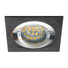 KANLUX "Seidy" süllyesztett lámpatest, MR16, 12V, 1x50W, fekete, billenthető világítás