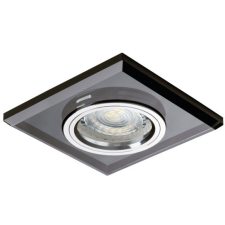 KANLUX Szögletes üveg halogén mennyezeti lámpatest MORTA MR16 fekete Kanlux világítás