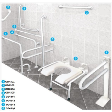  Kapaszkodó, felhajtható állványos OD 4313 gyógyászati segédeszköz