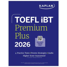 Kaplan Publishing TOEFL iBT Premium Plus 2026 | Kaplan Test Prep idegen nyelvű könyv