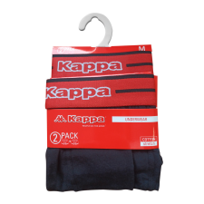 Kappa férfi pamut boxeralsó - 2 db/csomag - fekete piros felirattal - XL férfi alsó