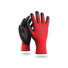 KAPRIOL Dots védőkesztyű, piros, méret: 9