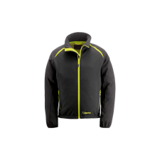 Kapriol EVO Soft Shell dzseki fekete/citrom L férfi kabát, dzseki