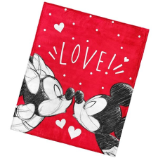 KAPTAN Dětská deka Mickey a Minnie Mouse Love 130 × 160 cm lakástextília