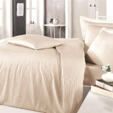  Kapucsíinó csíkos damaszt kétszemélyes  ágyneműhuzat lakástextília