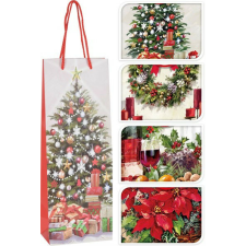  (KAR) KARÁCSONYI ITALTASAK XMAS GLITTERES 1DB ajándéktasak