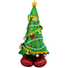 Karácsony fa AirLoonz óriás fólia lufi 149 cm party kellék