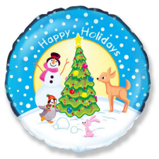  Karácsony fólia lufi 48 cm party kellék