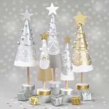  Karácsony Handmade Trees szalvéta 20 db-os 33x33 cm papírárú, csomagoló és tárolóeszköz