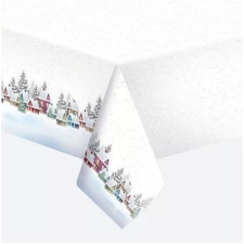 Karácsony Snowy Village papír asztalterítő 120x180 cm lakástextília
