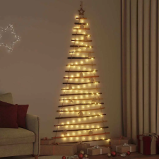  Karácsonyfa 130 LED-del Természetes 210 cm tömör kőrisfa műfenyő