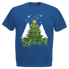 Karácsonyfa - szom - Karácsonyi Férfi Póló férfi póló