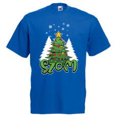  Karácsonyfa - szom - Karácsonyi Férfi Póló