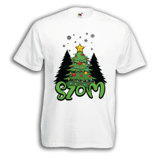  Karácsonyfa - szom - Karácsonyi Férfi Póló