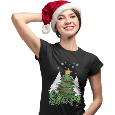  Karácsonyfa - SZOM - Karácsonyi Női Póló női póló