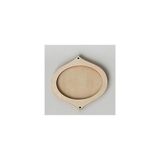Karácsonyfadísz kerettel, 2 részes. Mérete: 130x130x3+3 mm karácsonyfadísz