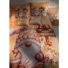  Karácsonyi 3 részes ágyneműhuzat 3D - Arany manó mézes kaláccsal karácsonyi textilia