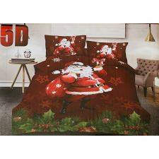  Karácsonyi 5 D ágynemű garnitúra, 3 részes karácsonyi textilia