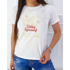 Karácsonyi ajándék - Boldog karácsonyt női póló