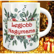  Karácsonyi ajándék - Legjobb nagymama bögre bögrék, csészék