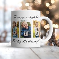  Karácsonyi bögre – A legjobb Apának, 3 fotóval bögrék, csészék