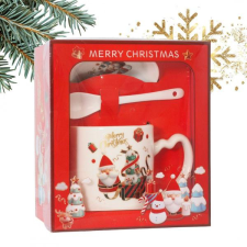  Karácsonyi bögre készlet – alátéttel és kanállal, 400 ml, KB20WZ2 bögrék, csészék