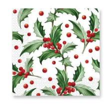 Karácsonyi Branches szalvéta 20 db-os 33x33 cm papírárú, csomagoló és tárolóeszköz