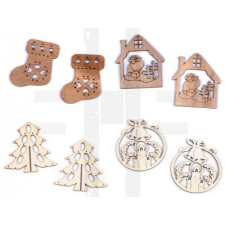  Karácsonyi fa dekoráció - 2 db dekorációs kellék