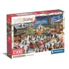  Karácsonyi Fair 1500 db-os puzzle Clementoni puzzle, kirakós
