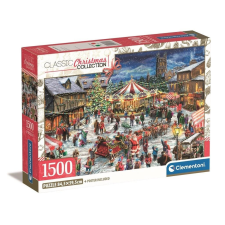 Karácsonyi Fair 1500 db-os puzzle Clementoni puzzle, kirakós