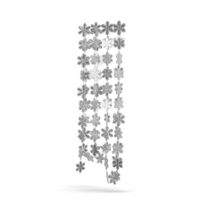Karácsonyi Girland - Hópehely 270cm #ezüst karácsonyi dekoráció