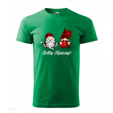 Karácsonyi Gnómok zöld póló #1 ajándéktárgy