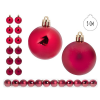  Karácsonyi gömb piros 5 cm 12 db/csomag