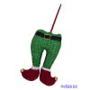  Karácsonyi manó láb betűző - Zöld
