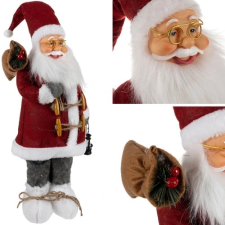 Karácsonyi Mikulás figura 45cm karácsonyi dekoráció