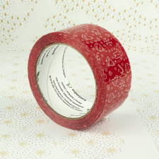  Karácsonyi mintájú Superpack S45HD 1 színnel nyomtatott csendes ragasztószalag 48/66 ragasztószalag