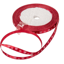  Karácsonyi mintás szatén szalag 6mmx25yard dekorációs kellék