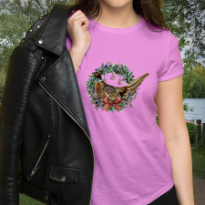  Karácsonyi női póló vadászoknak - Fácán női póló